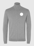 100% Cotton male Cardigan Zip-Up