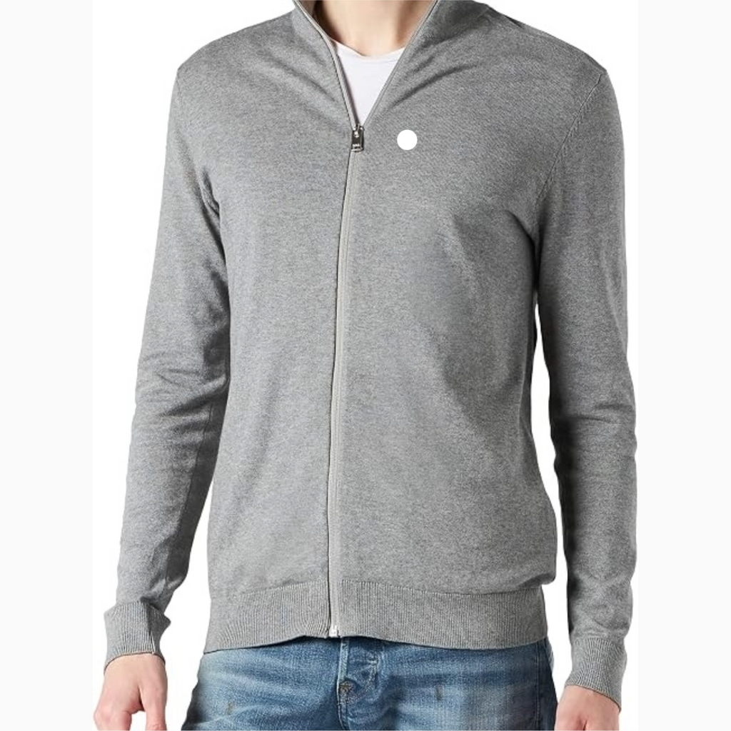 100% Cotton Cardigan Zip-Up