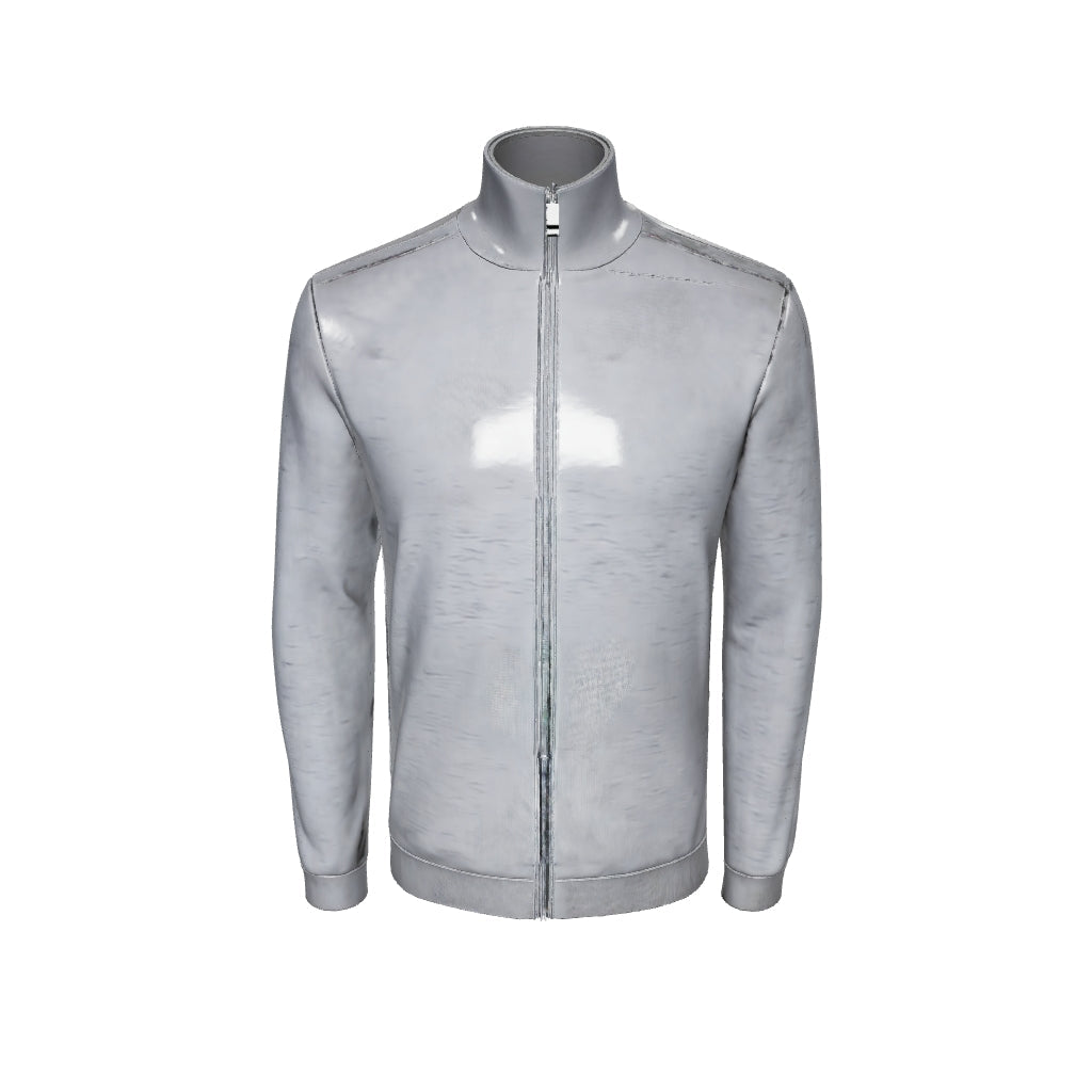 100% Cotton male Cardigan Zip-Up
